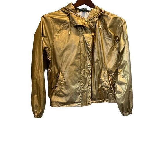 Ralph Lauren Jackets & Blazers - Ralph Lauren Gold‎ Hooded Waterproof Parka Jacket Unisex Size PM